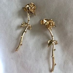 SOLD Rose Earrings
